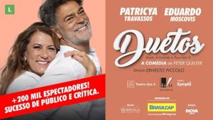 1 Ago | 31 Ago – Duetos, A Comédia De Peter Quilter em Teatro dos 4 – Agosto 2025