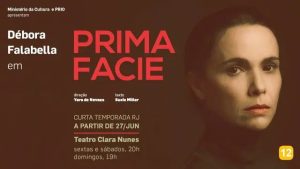 3 Ago | 17 Ago – Débora Fabella em PRIMA FACIE – Agosto 2025