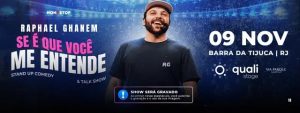 Raphael Ghanem no Qualistage – Rio de Janeiro – 09/11/2025